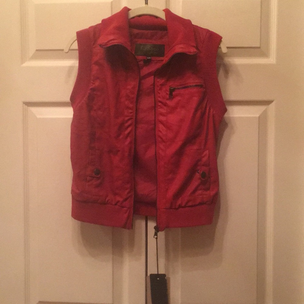 Vegan Leather Vest!!